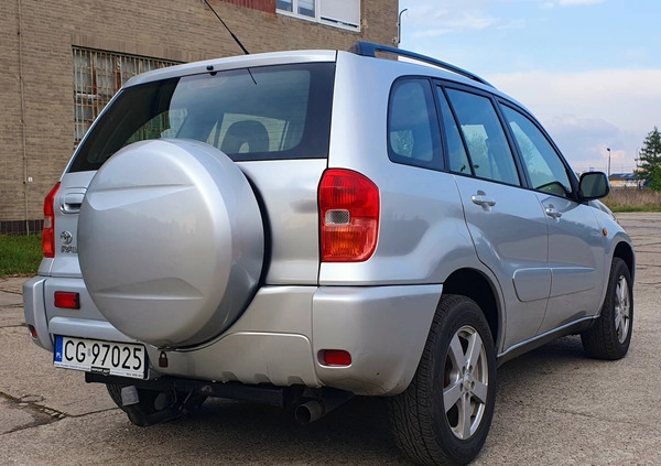 Toyota RAV4 cena 30500 przebieg: 122645, rok produkcji 2003 z Grudziądz małe 301